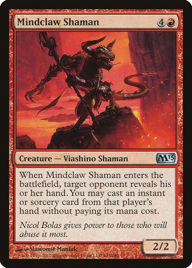 Image for Mindclaw Shaman (Magic 2013 (M13)) (142) - Magic: The Gathering