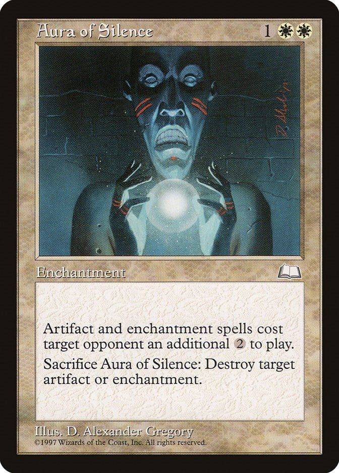 Image for Aura of Silence (Weatherlight) - Magic: The Gathering