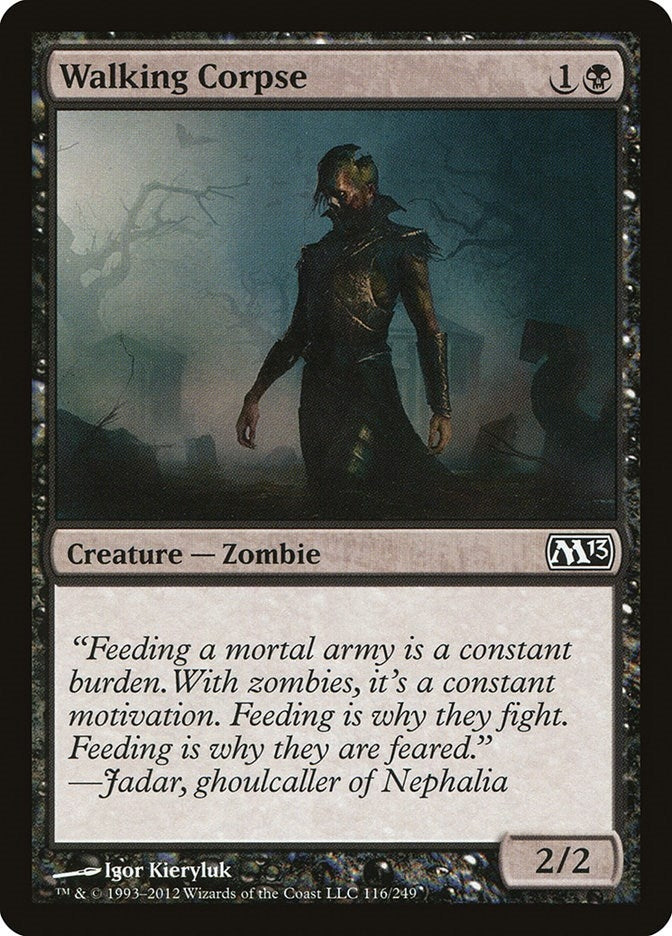 Image for Walking Corpse (Magic 2013 (M13)) (116) - Magic: The Gathering