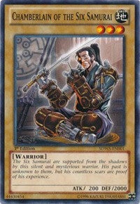 Image for Chamberlain of the Six Samurai (Structure Deck: Samurai Warlords) (SDWA-EN001) - YuGiOh