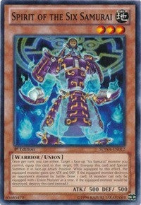 Image for Spirit of the Six Samurai (Structure Deck: Samurai Warlords) (SDWA-EN012) - YuGiOh