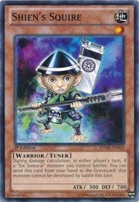 Image for Shien's Squire (Structure Deck: Samurai Warlords) (SDWA-EN019) - YuGiOh