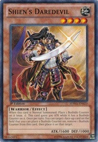 Image for Shien's Daredevil (Structure Deck: Samurai Warlords) (SDWA-EN020) - YuGiOh