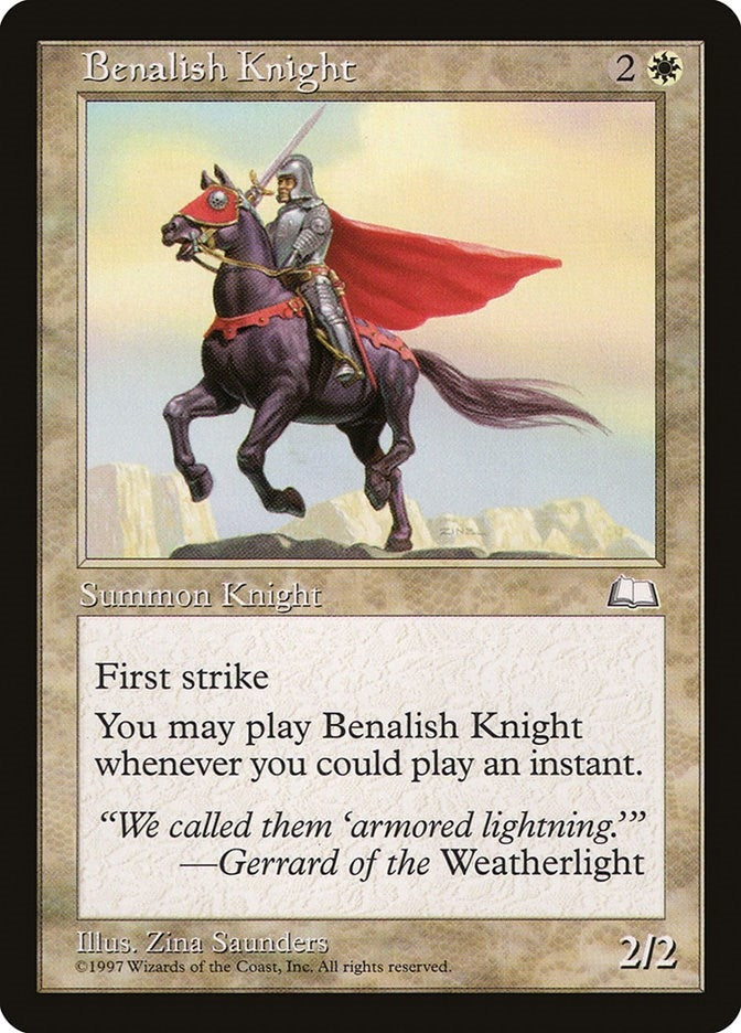 Image for Benalish Knight (Weatherlight) - Magic: The Gathering