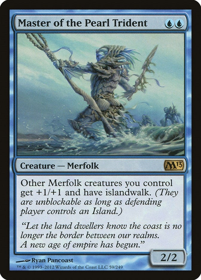 Image for Master of the Pearl Trident (Magic 2013 (M13)) (59) - Magic: The Gathering