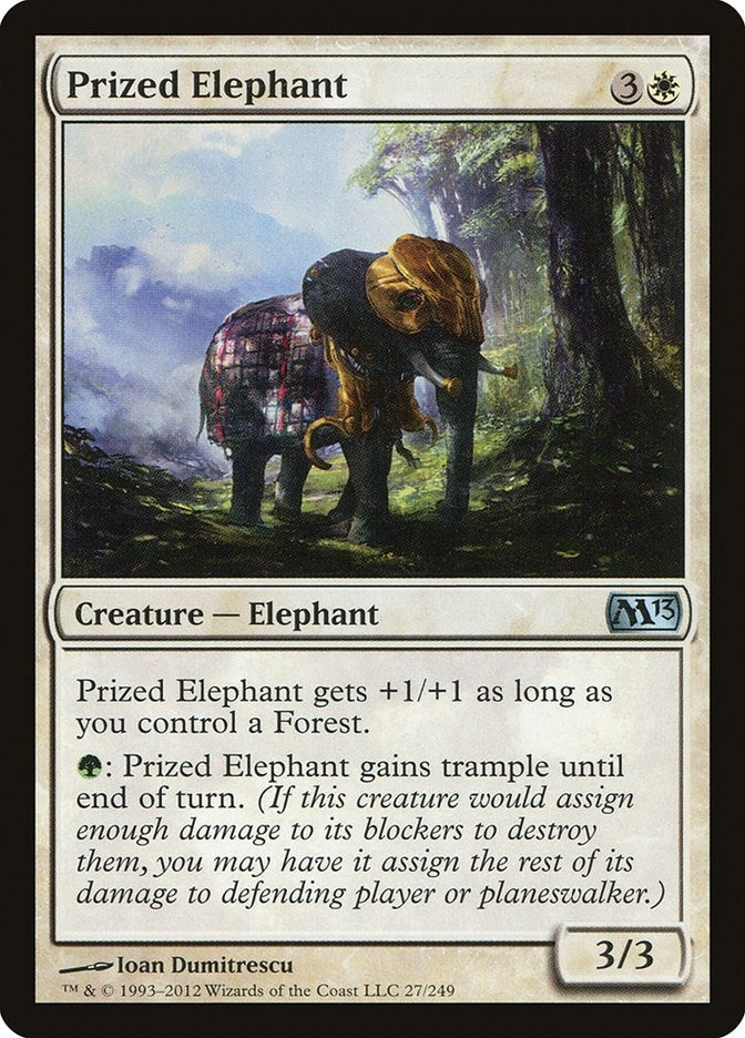 Image for Prized Elephant (Magic 2013 (M13)) (27) - Magic: The Gathering
