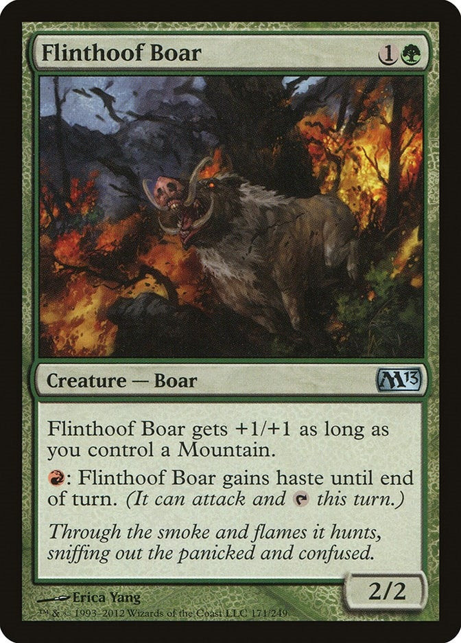 Image for Flinthoof Boar (Magic 2013 (M13)) (171) - Magic: The Gathering