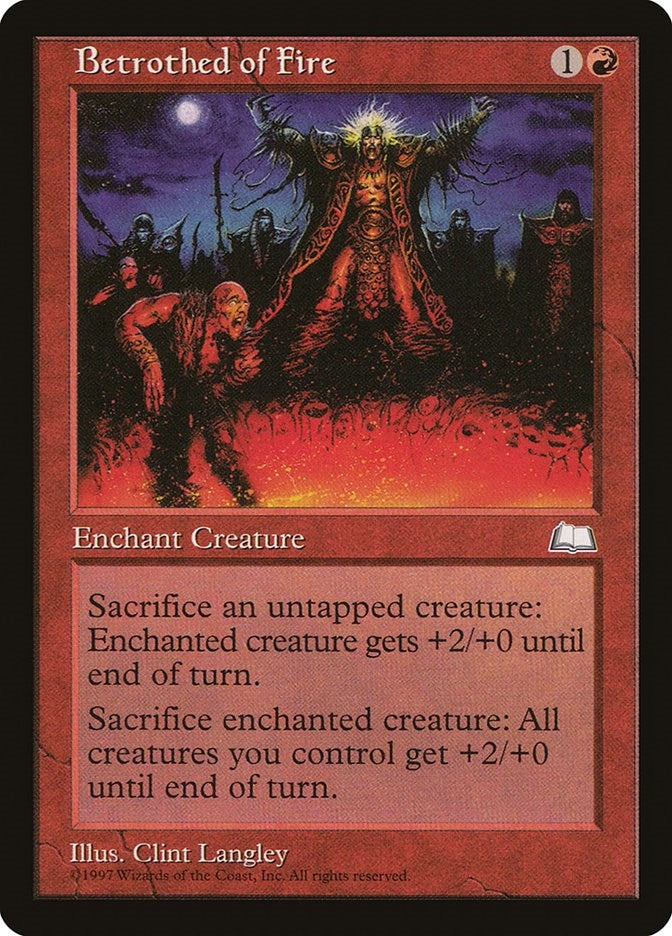 Image for Betrothed of Fire (Weatherlight) - Magic: The Gathering