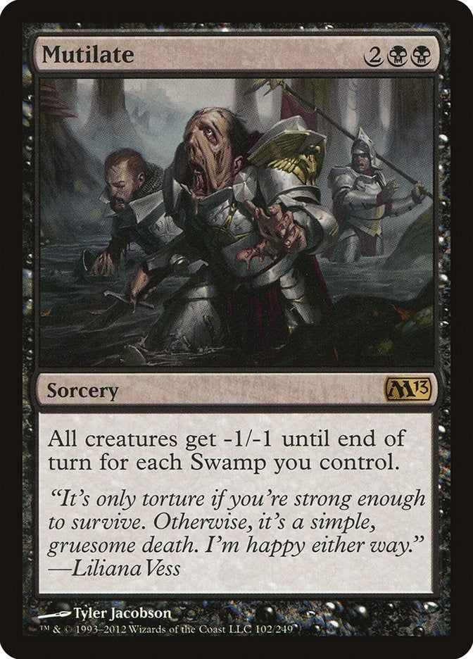 Image for Mutilate (Magic 2013 (M13)) (102) - Magic: The Gathering