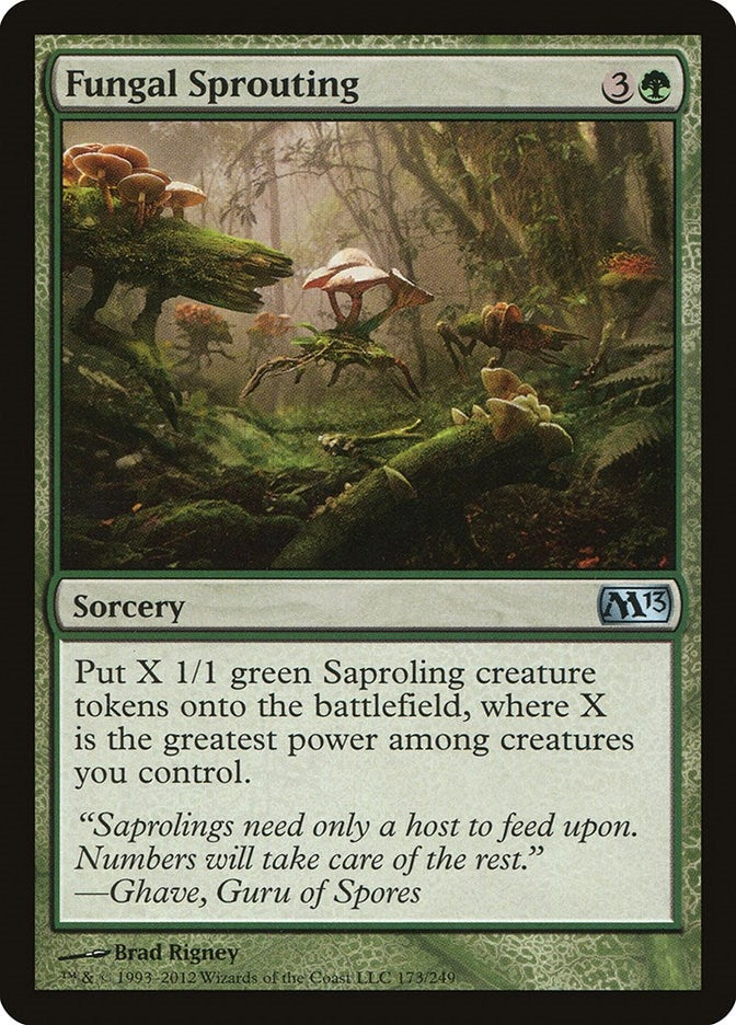 Image for Fungal Sprouting (Magic 2013 (M13)) (173) - Magic: The Gathering