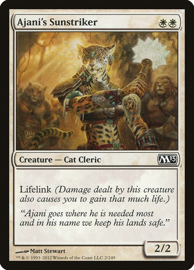 Image for Ajani's Sunstriker (Magic 2013 (M13)) (2) - Magic: The Gathering