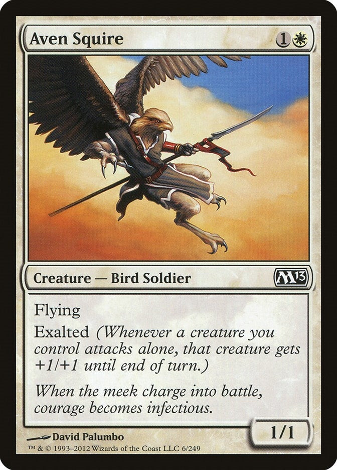 Image for Aven Squire (Magic 2013 (M13)) (6) - Magic: The Gathering
