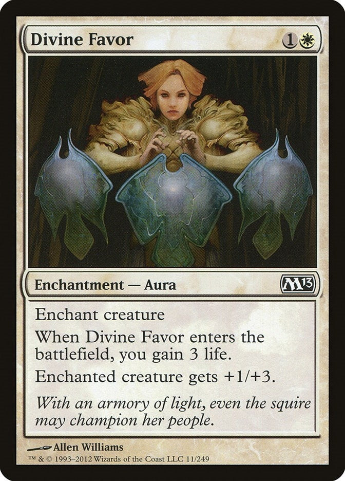 Image for Divine Favor (Magic 2013 (M13)) (11) - Magic: The Gathering