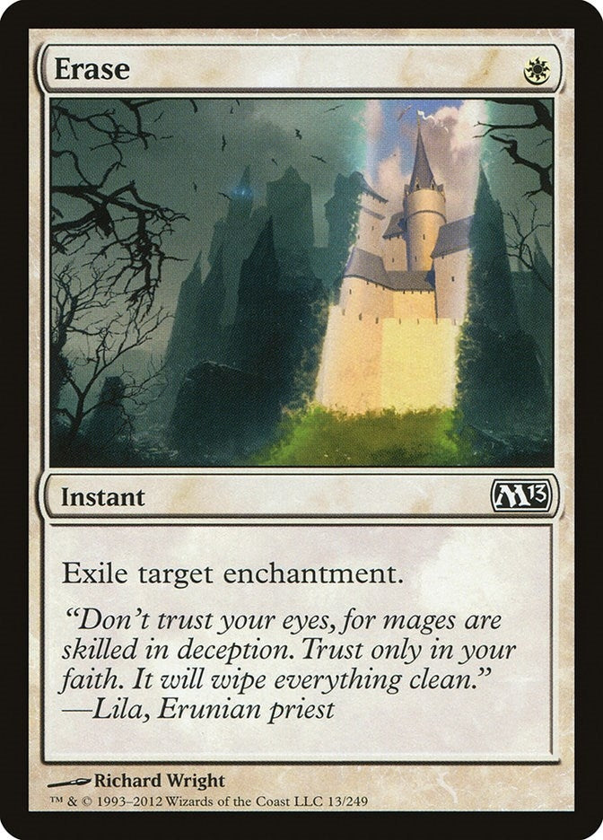 Image for Erase (Magic 2013 (M13)) (13) - Magic: The Gathering