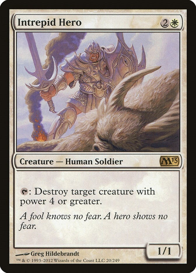 Image for Intrepid Hero (Magic 2013 (M13)) (20) - Magic: The Gathering