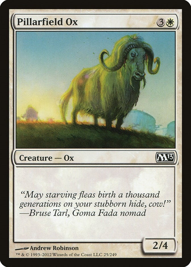 Image for Pillarfield Ox (Magic 2013 (M13)) (25) - Magic: The Gathering