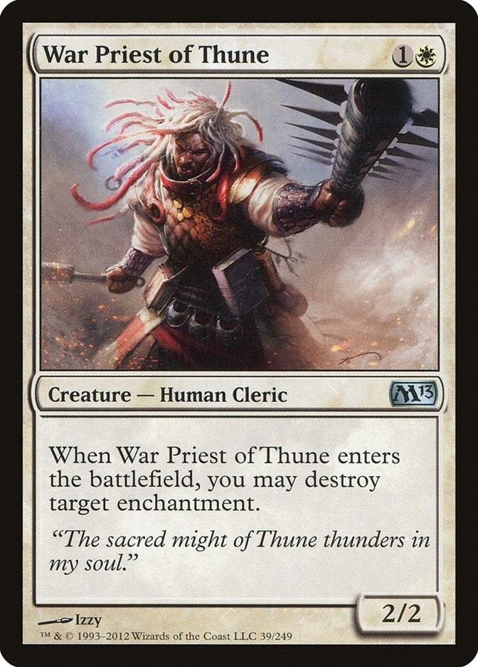Image for War Priest of Thune (Magic 2013 (M13)) (39) - Magic: The Gathering