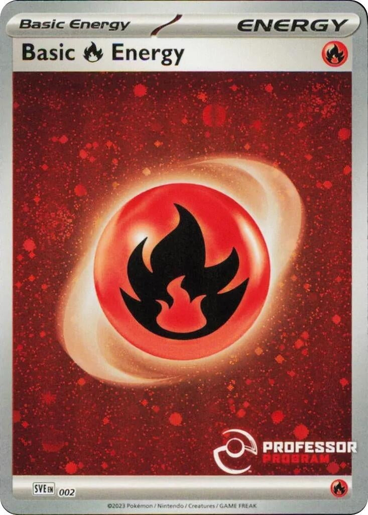 Image for Fire Energy (2023) (Professor Program Promos) (002) - Pokemon