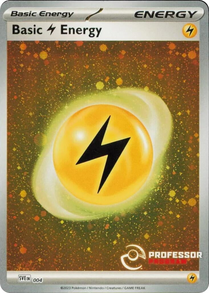 Image for Lightning Energy (2023) (Professor Program Promos) (004) - Pokemon