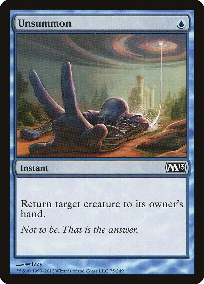 Image for Unsummon (Magic 2013 (M13)) (75) - Magic: The Gathering