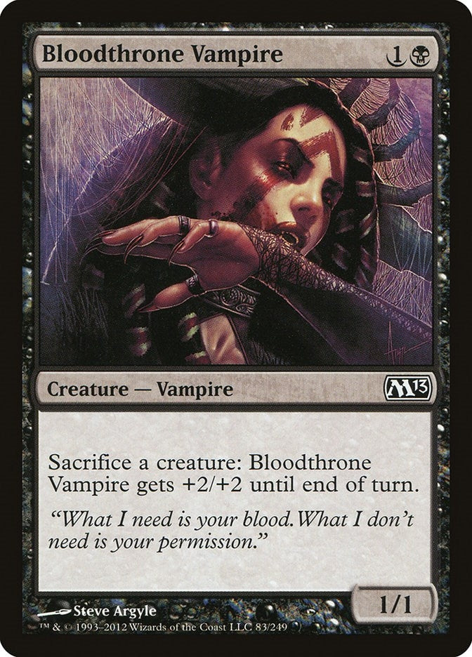Image for Bloodthrone Vampire (Magic 2013 (M13)) (83) - Magic: The Gathering