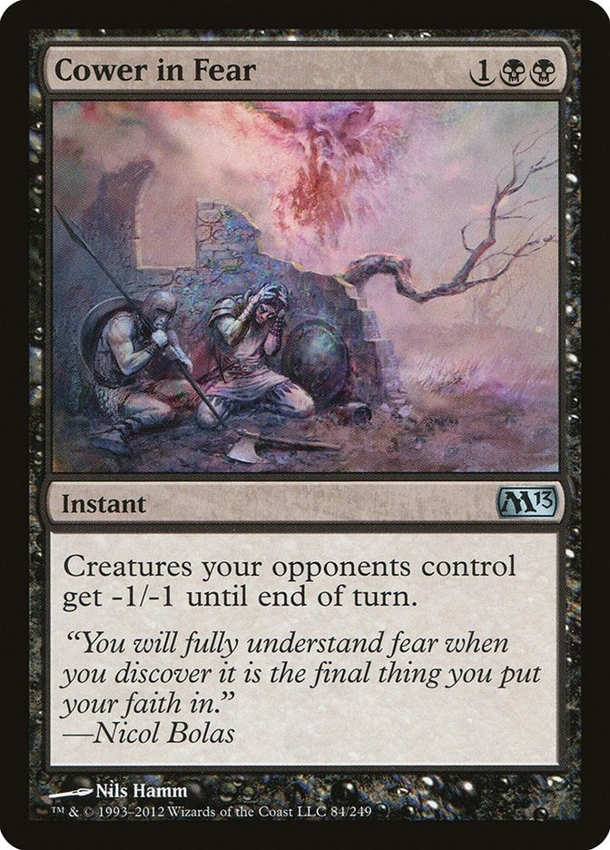 Image for Cower in Fear (Magic 2013 (M13)) (84) - Magic: The Gathering