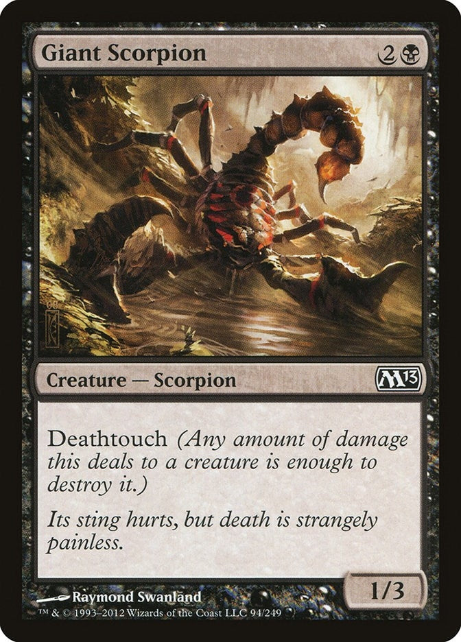 Image for Giant Scorpion (Magic 2013 (M13)) (94) - Magic: The Gathering