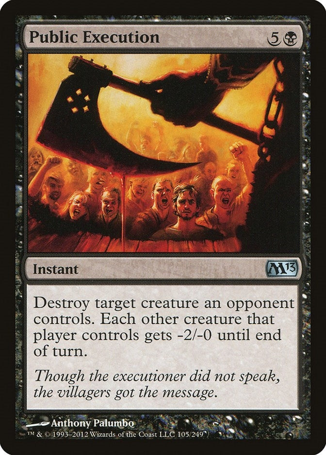 Image for Public Execution (Magic 2013 (M13)) (105) - Magic: The Gathering