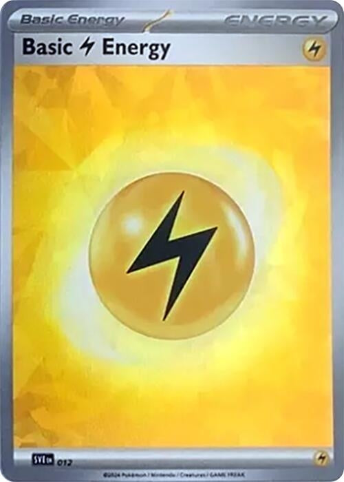 Image for Basic Lightning Energy (Cracked Ice Holo) (SV07: Stellar Crown) (012) - Pokemon