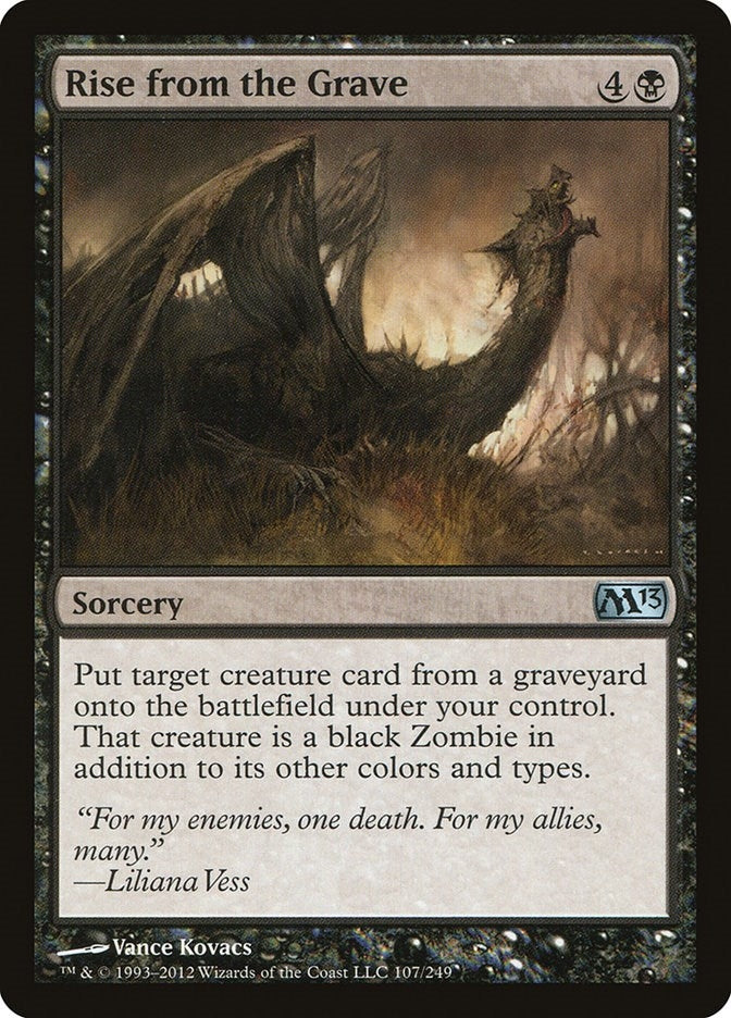 Image for Rise from the Grave (Magic 2013 (M13)) (107) - Magic: The Gathering
