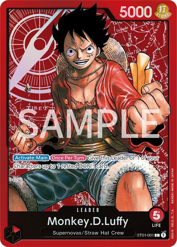 Image for Monkey.D.Luffy (Revision Pack Cards) (ST01-001) - One Piece Card Game