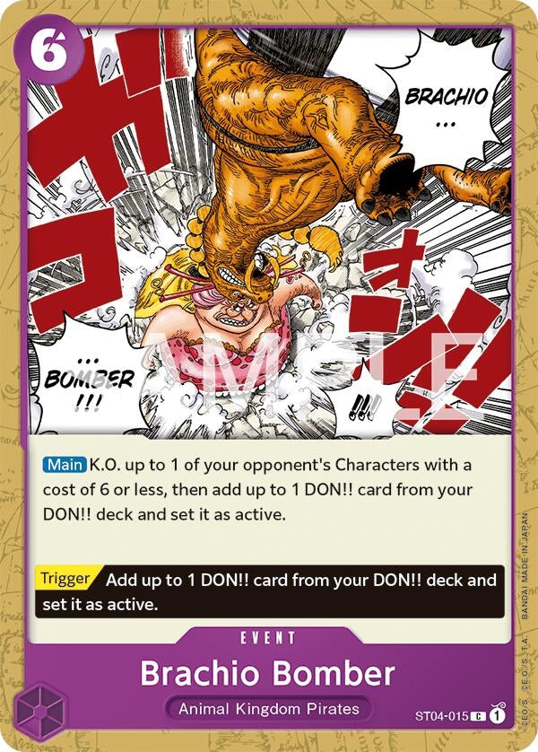 Image for Brachio Bomber (Revision Pack Cards) (ST04-015) - One Piece Card Game