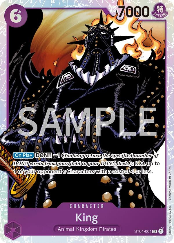 Image for King (Revision Pack Cards) (ST04-004) - One Piece Card Game