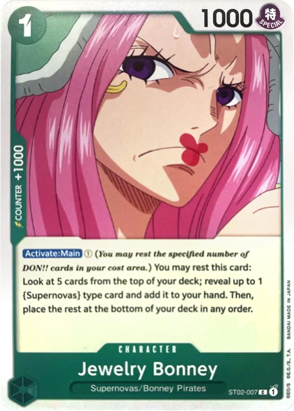 Image for Jewelry Bonney (Revision Pack Cards) (ST02-007) - One Piece Card Game