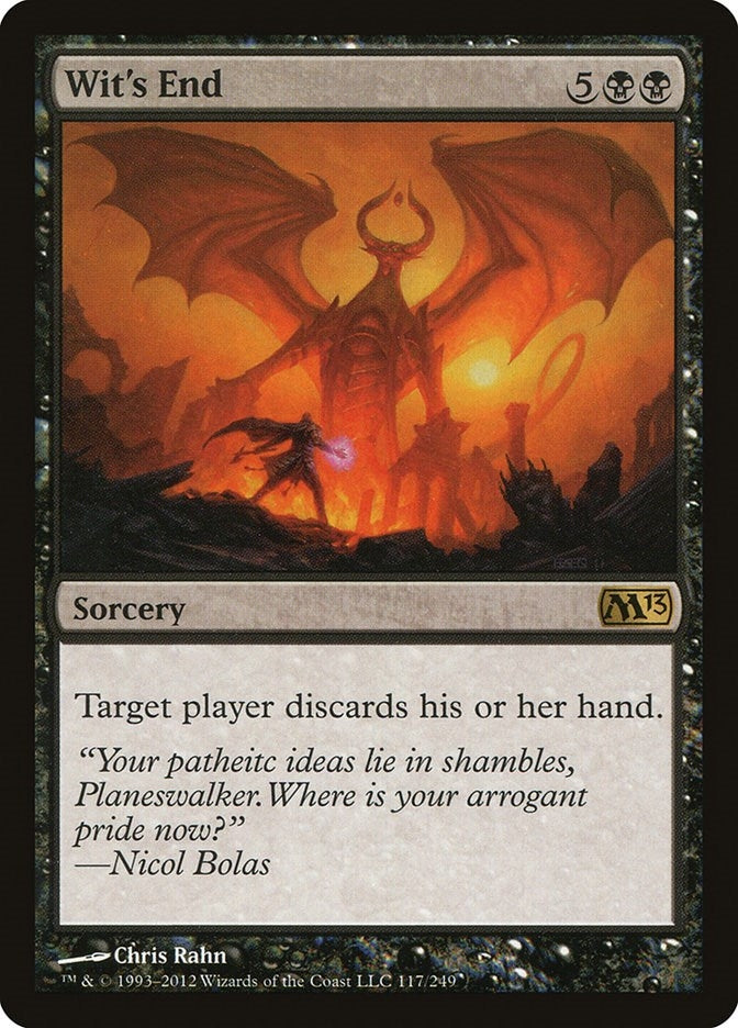 Image for Wit's End (Magic 2013 (M13)) (117) - Magic: The Gathering