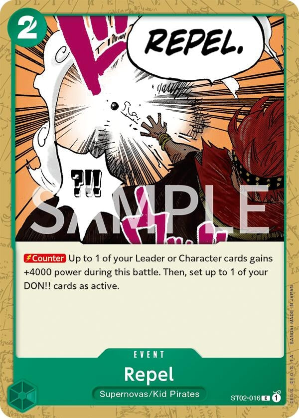Image for Repel (Revision Pack Cards) (ST02-016) - One Piece Card Game