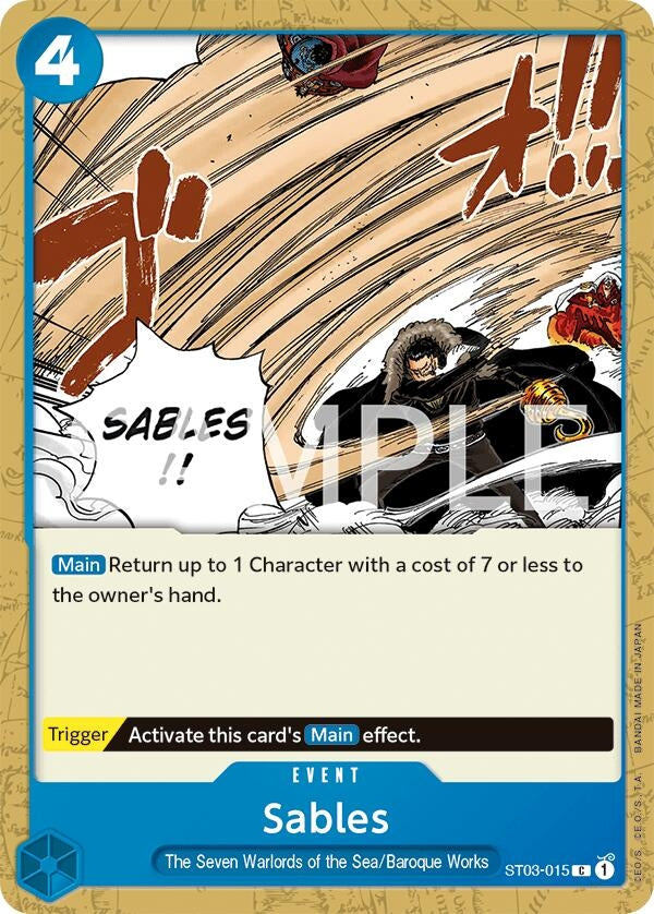 Image for Sables (Revision Pack Cards) (ST03-015) - One Piece Card Game