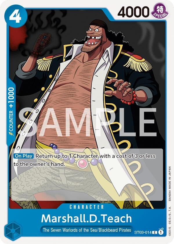 Image for Marshall.D.Teach (Revision Pack Cards) (ST03-014) - One Piece Card Game