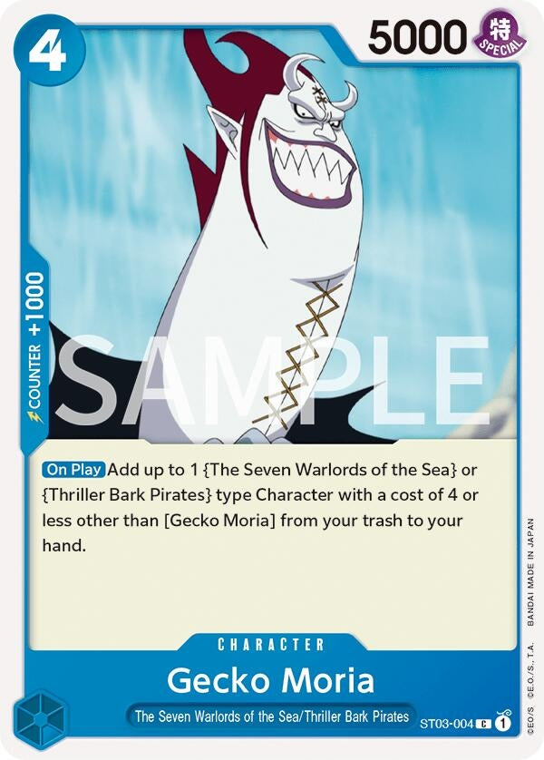 Image for Gecko Moria (Revision Pack Cards) (ST03-004) - One Piece Card Game