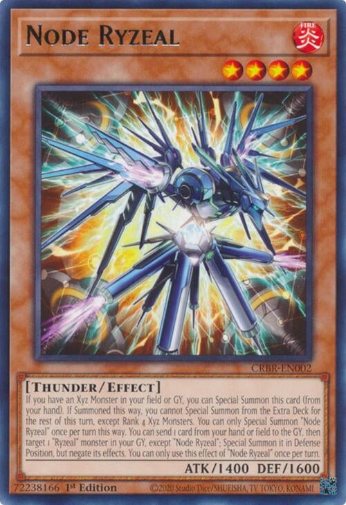 Image for Node Ryzeal (Crossover Breakers) (CRBR-EN002) - YuGiOh
