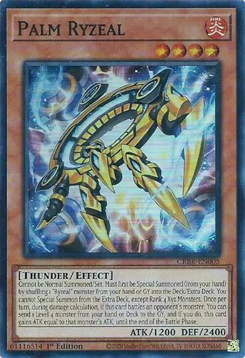 Image for Palm Ryzeal (SR) (Crossover Breakers) (CRBR-EN005) - YuGiOh