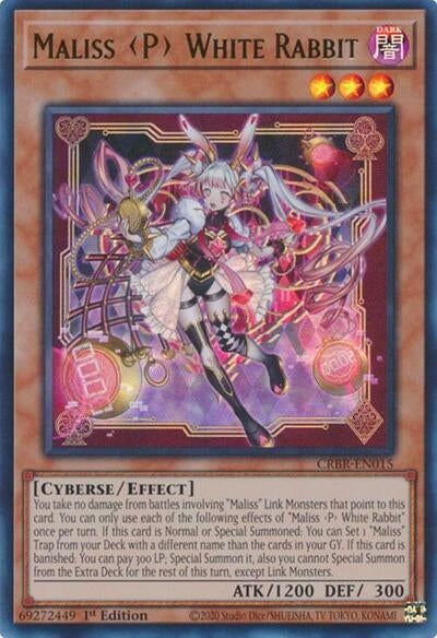 Image for Maliss P White Rabbit (Crossover Breakers) (CRBR-EN015) - YuGiOh