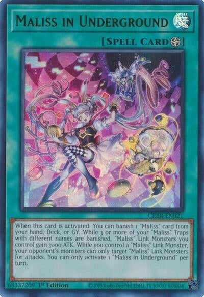 Image for Maliss in Underground (Crossover Breakers) (CRBR-EN021) - YuGiOh