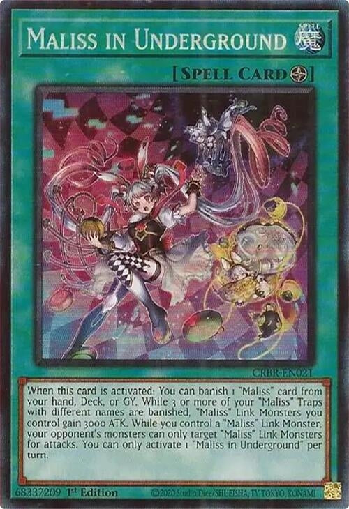 Image for Maliss in Underground (CR) (Crossover Breakers) (CRBR-EN021) - YuGiOh