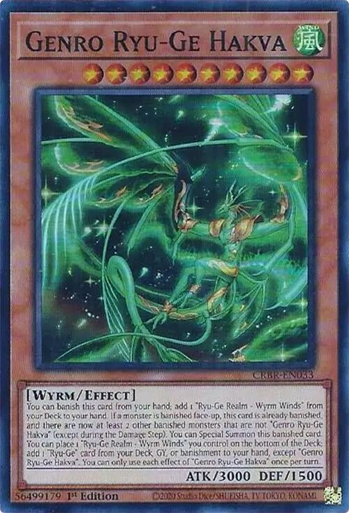 Image for Genro Ryu-Ge Hakva (Crossover Breakers) (CRBR-EN033) - YuGiOh