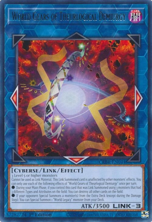 Image for World Gears of Theurlogical Demiurgy (Crossover Breakers) (CRBR-EN044) - YuGiOh