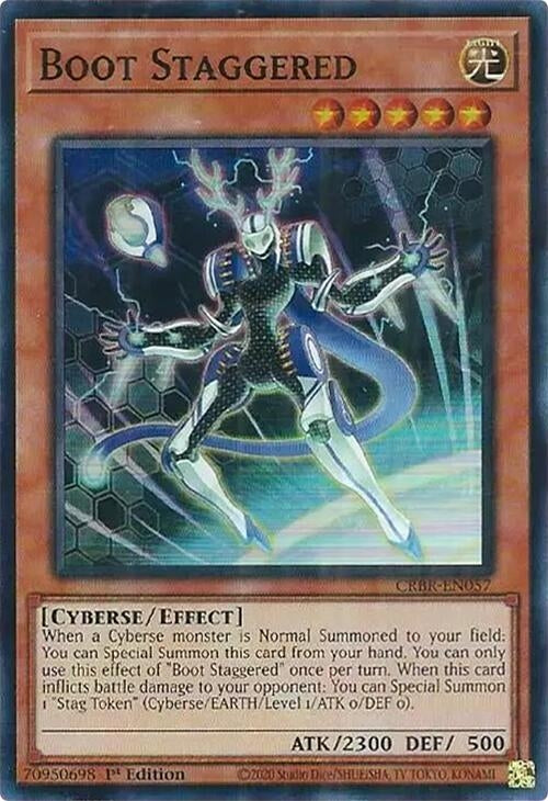 Image for Boot Staggered (SR) (Crossover Breakers) (CRBR-EN057) - YuGiOh