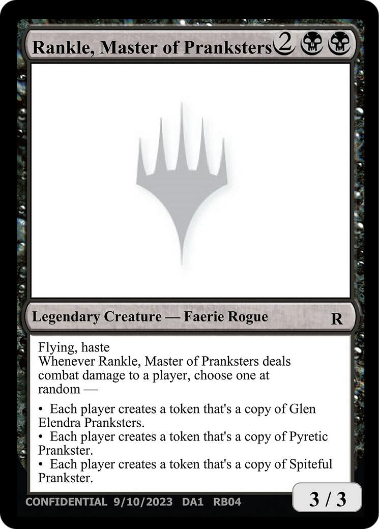 Image for Rankle, Master of Pranksters (Un-Known Event Playtest Cards) - Magic: The Gathering