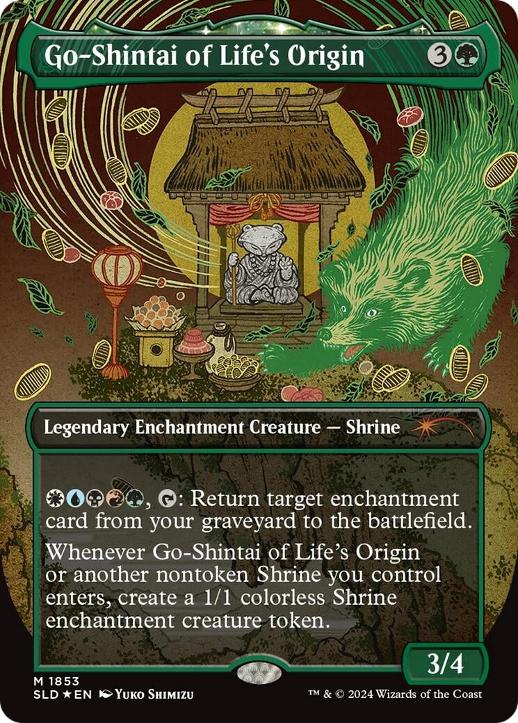 Image for Go-Shintai of Life's Origin (Display Commander) - Thick Stock (Secret Lair Drop Series) (1853) - Magic: The Gathering