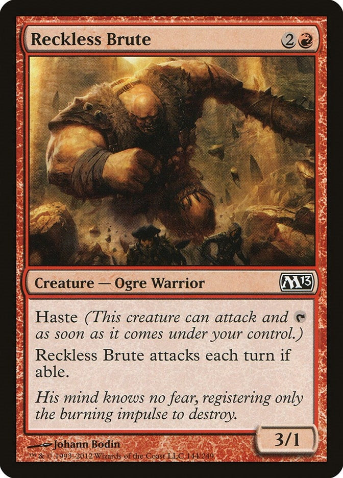 Image for Reckless Brute (Magic 2013 (M13)) (144) - Magic: The Gathering